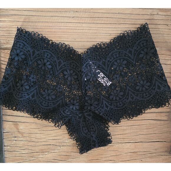 Victoria's Secret Black Lace Shortie Panty Bundle Sz XS New 3 pieces - Picture 5 of 5